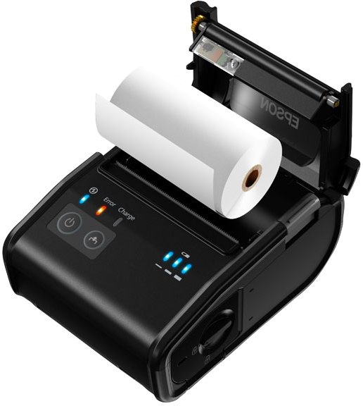 Mobil Bondrucker Epson TM-P80 USB/WLAN - schwarz / zertifiziert für Ipad-Kasse Gastrofix