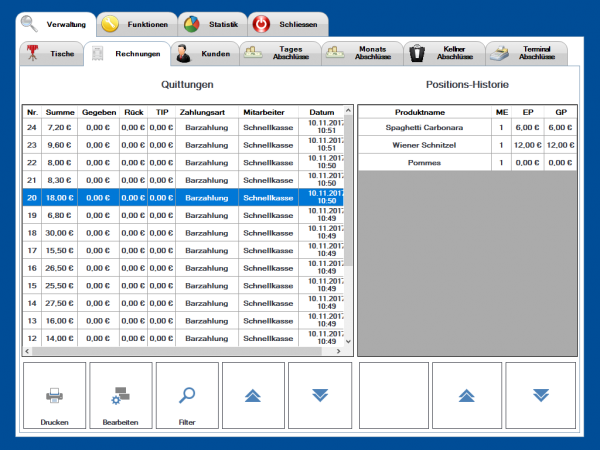 Gastrosoft ideal für ihre Gastronomie GastroSoft