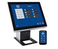 Kassensystem Gastronomie All in One Kasse 15 Zoll Touch mit Kellner Bestellterminal