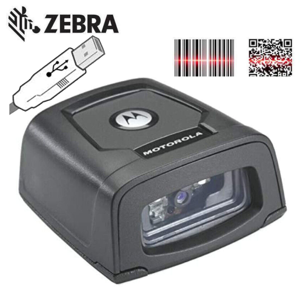 2D/1D Motorola Zebra DS457 USB Barcodescanner Auto Scan EAN, QR-Codes, DataMatrix, Securpharm