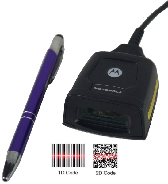 2D/1D Motorola Zebra DS457 USB Barcodescanner Auto Scan EAN, QR-Codes, DataMatrix, Securpharm