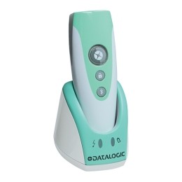 2D/1D Datalogic RIDA DBT6400-HC mobiler Bluetooth Barcodescanner Healthcare Kit USB, weiß, DBT6420-H
