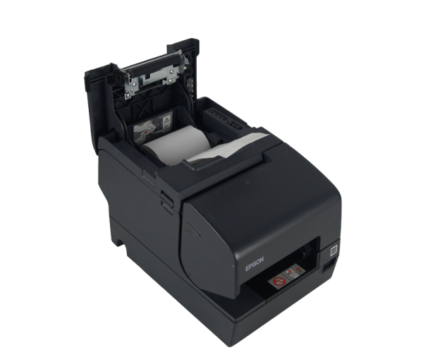 Mehrstationendrucker Epson TM-H 6000IV, USB, Ethernet (RJ45 / LAN), Cutter, schwarz