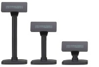 Kundenanzeige MagicPOS MP220V3 - VFD (Blau-Grün), USB, 2 zeilig 20x2 (klein), schwarz