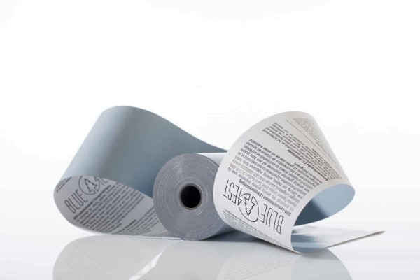 20 x Öko-Bon Blue4est blau Thermopapier, Rollenbreite 80mm, Lauflänge 80m, lebensmittelverträglich
