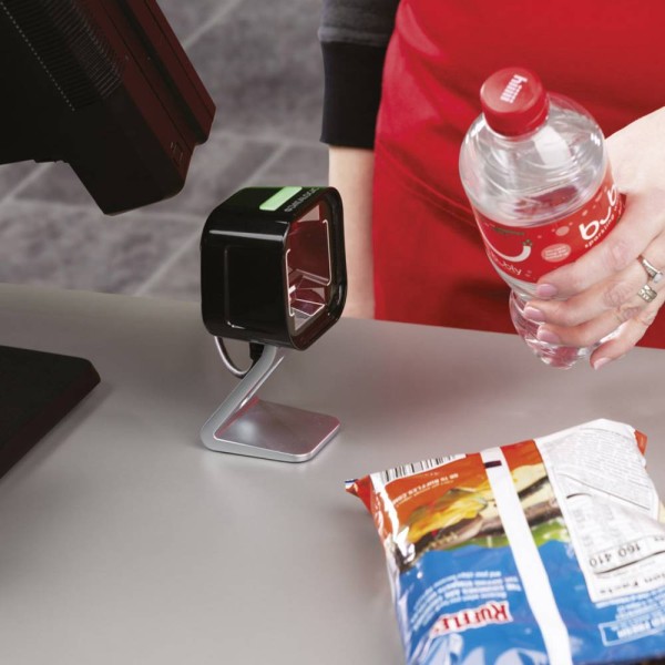 2D/1D Datalogic Magellan 1500i USB, schwarz, MG1501-10210-0200, Präsentations-Scanner Kippständer