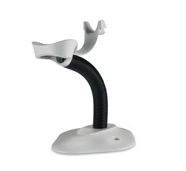 1D Zebra Symbol LS2208 Barcode Handscanner, Multi-IF, Kit (USB), hellgrau, Standfuß