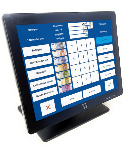 Touchmonitor 15 Zoll Elo 1517l USB,Farbe schwarz