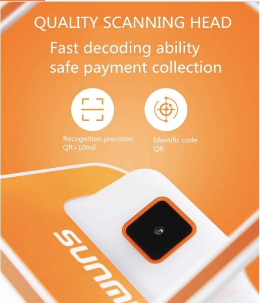 1D/2D QR Code Barcodescanner Sunmi Blink mit Hintergrundbeleuchtung, USB, C10010039